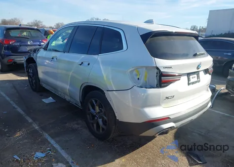 2022 BMW X3 Sdrive30I from USA, damaged, VIN 5UX43DP02N9N07909